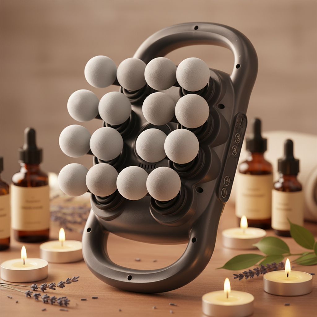 Pro Therapy Massage Gun 16-Head Set - Black