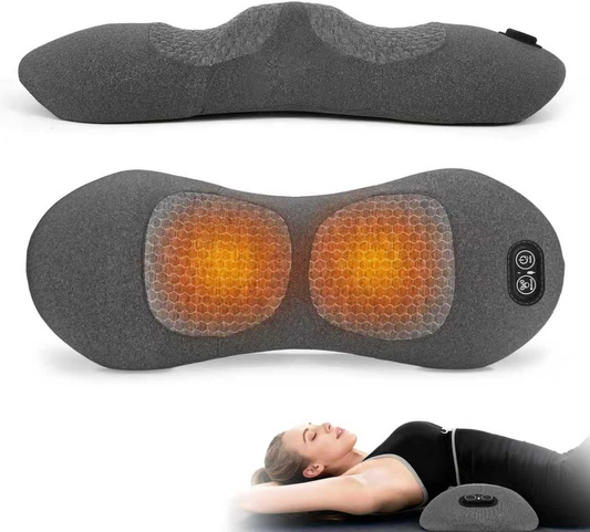 3-in-1 Neck Massage Pillow with Heat and Cervical Traction - Full View
