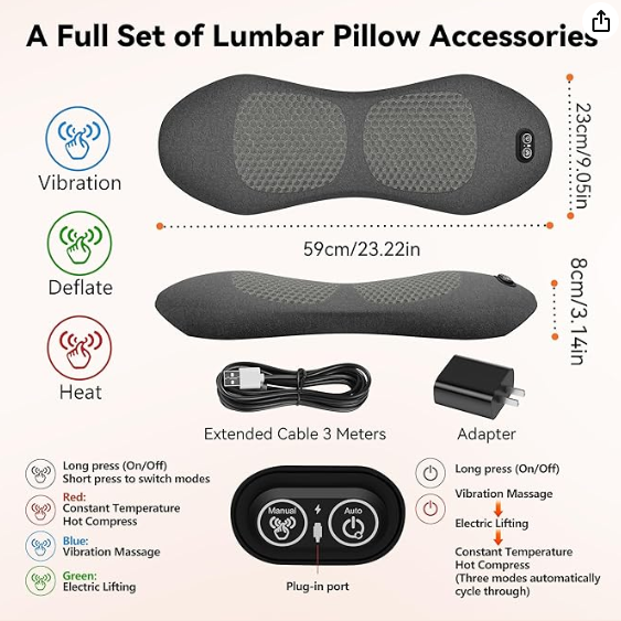 Neck Massage Pillow - Package Contents