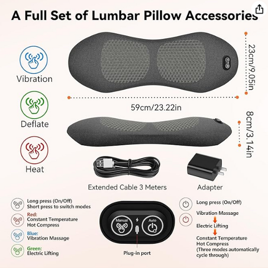 Electric Massage Pillow – Package Contents
