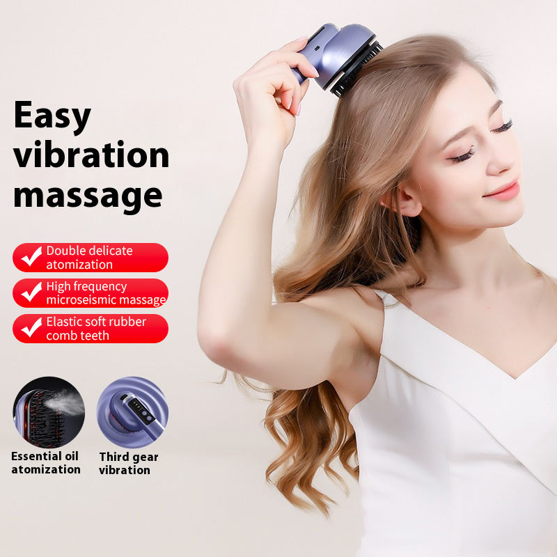 Scalp Massager - In Use for Hair Growth