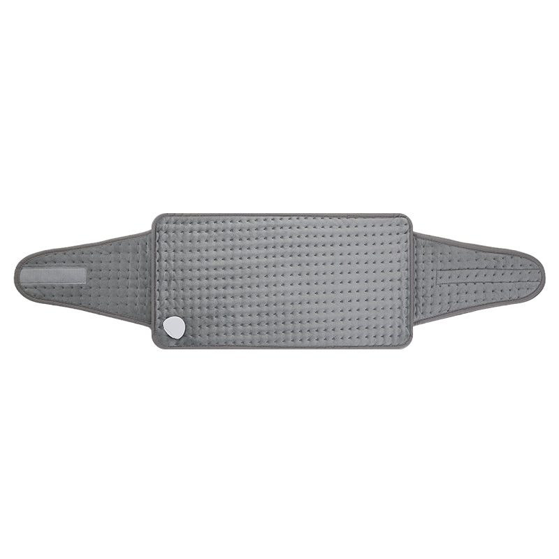 Waist heating belt wrapped showing adjustable closure