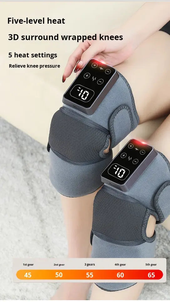Knee Massager - Heat Temperature Display