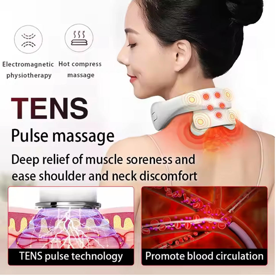 Smart Electric Neck Massager - Heat Function