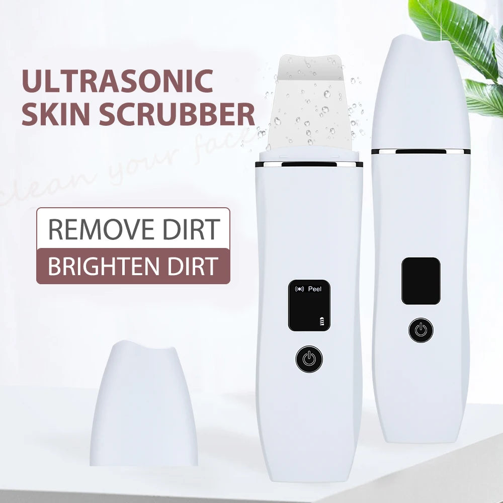Skin scrubber removing blackheads from nose pores