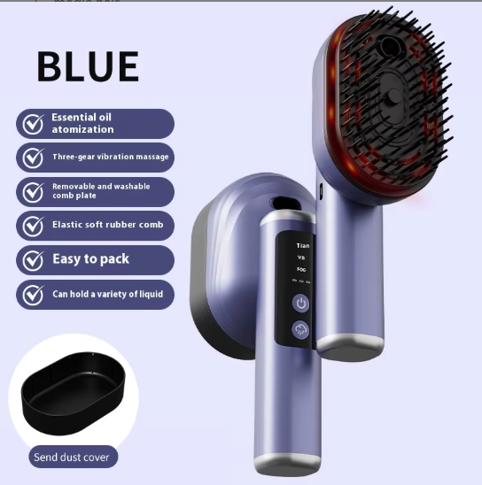3-in-1 Electric Scalp Massager with Oil Applicator – IPX7 Waterproof