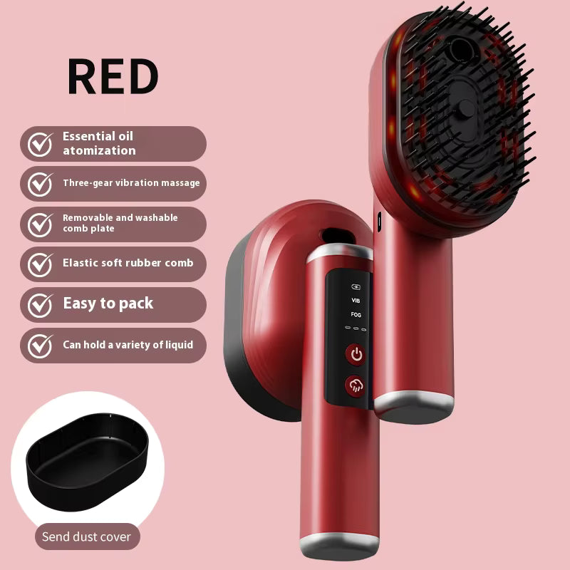 3-in-1 Electric Scalp Massager with Oil Applicator – IPX7 Waterproof